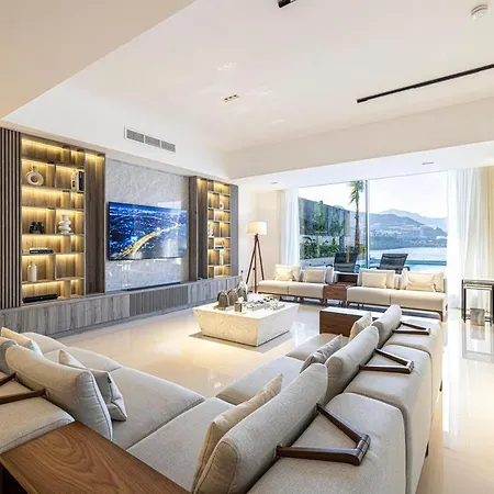 Luxury Villa 8 Bedroom Sea And Mountain View With Infinity Pool - Al Dana Island Fujairah Exterior photo